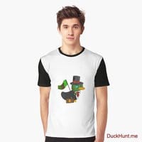 Golden Duck Black Graphic T-Shirt