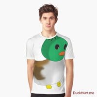 Normal Duck White Graphic T-Shirt