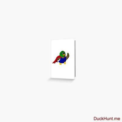 Alive Boss Duck Greeting Card image