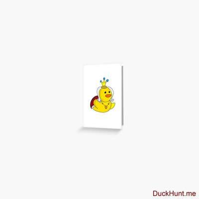 Royal Duck Greeting Card image