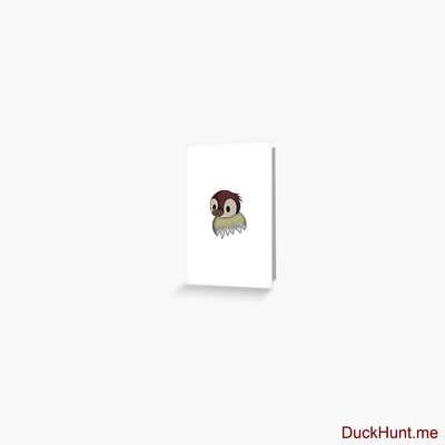 Ghost Duck (fogless) Greeting Card image