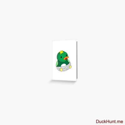 Baby duck Greeting Card image