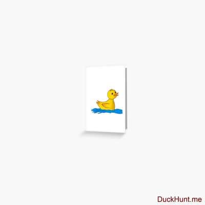 Plastic Duck Greeting Card image