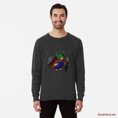 Dead Boss Duck (smoky) Charcoal Lightweight Sweatshirt image