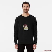 Ghost Duck (fogless) Black Lightweight Sweatshirt