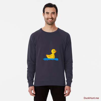 Plastic Duck Navy Lightweight Sweatshirt image