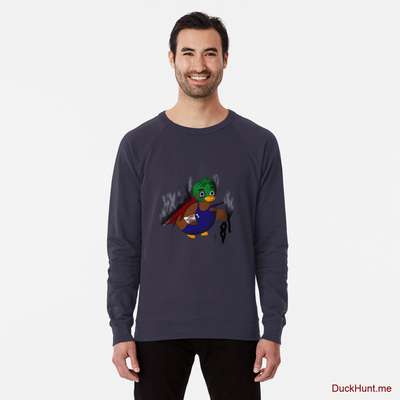 Dead Boss Duck (smoky) Navy Lightweight Sweatshirt image