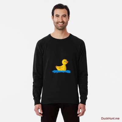 Plastic Duck Black Lightweight Sweatshirt image