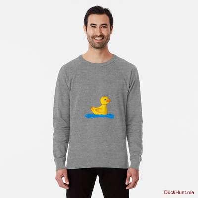Plastic Duck Grey Lightweight Sweatshirt image
