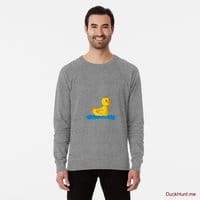 Plastic Duck Grey Lightweight Sweatshirt