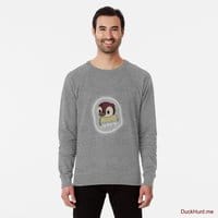 Ghost Duck (foggy) Grey Lightweight Sweatshirt