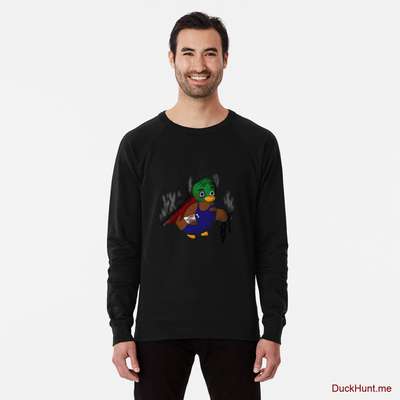 Dead Boss Duck (smoky) Black Lightweight Sweatshirt image