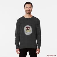 Ghost Duck (foggy) Charcoal Lightweight Sweatshirt