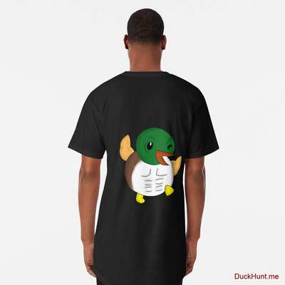 Super duck Black Long T-Shirt (Back printed) image