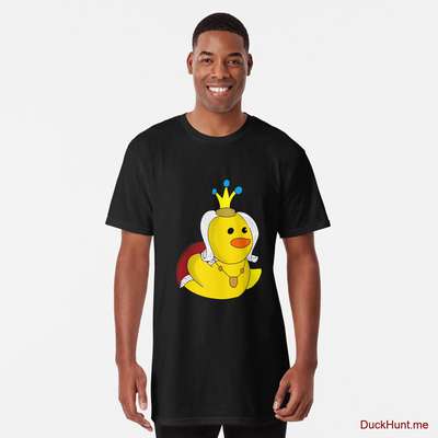 Royal Duck Black Long T-Shirt (Front printed) image