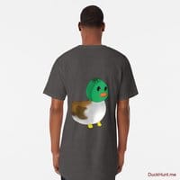 Normal Duck Charcoal Heather Long T-Shirt (Back printed)