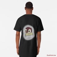 Ghost Duck (foggy) Black Long T-Shirt (Back printed)