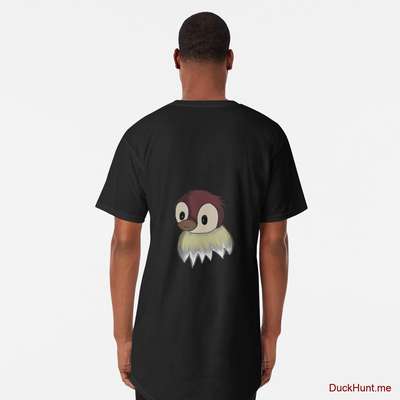 Ghost Duck (fogless) Black Long T-Shirt (Back printed) image