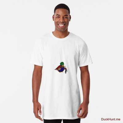 Dead DuckHunt Boss (smokeless) White Long T-Shirt (Front printed) image