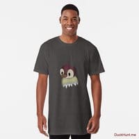 Ghost Duck (fogless) Charcoal Heather Long T-Shirt (Front printed)