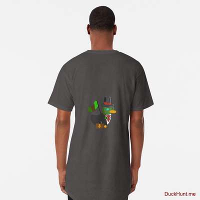 Golden Duck Charcoal Heather Long T-Shirt (Back printed) image