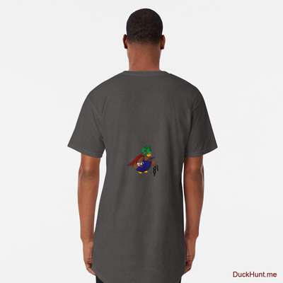 Dead DuckHunt Boss (smokeless) Charcoal Heather Long T-Shirt (Back printed) image