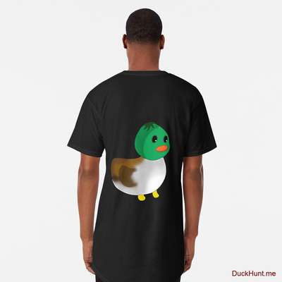 Normal Duck Black Long T-Shirt (Back printed) image