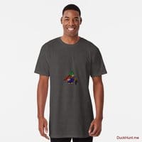 Dead DuckHunt Boss (smokeless) Charcoal Heather Long T-Shirt (Front printed)