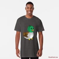 Normal Duck Charcoal Heather Long T-Shirt (Front printed)