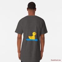 Plastic Duck Charcoal Heather Long T-Shirt (Back printed)