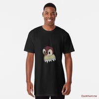 Ghost Duck (fogless) Black Long T-Shirt (Front printed)