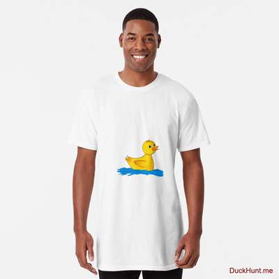 Plastic Duck White Long T-Shirt (Front printed) image