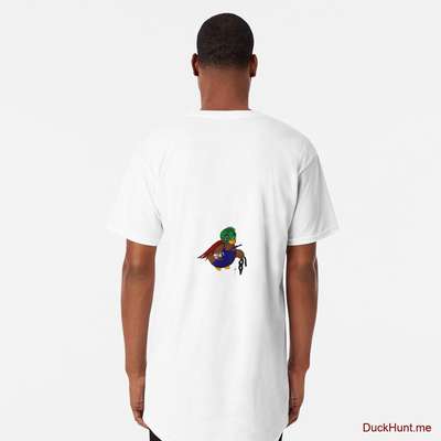 Dead DuckHunt Boss (smokeless) White Long T-Shirt (Back printed) image