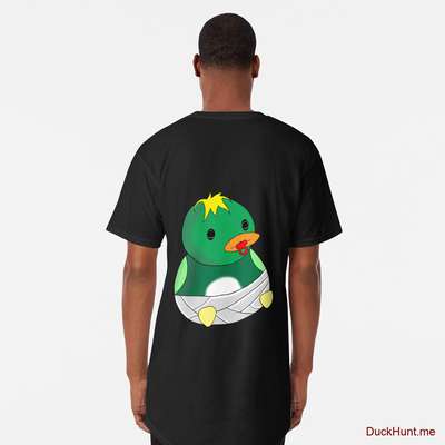 Baby duck Black Long T-Shirt (Back printed) image