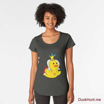 Royal Duck Coal Premium Scoop T-Shirt (Front printed) image