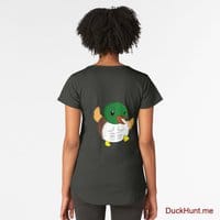 Super duck Coal Premium Scoop T-Shirt (Back printed)