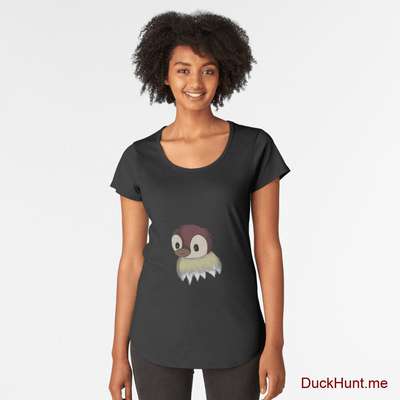 Ghost Duck (fogless) Black Premium Scoop T-Shirt (Front printed) image