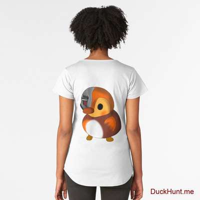 Mechanical Duck Black Premium Scoop T-Shirt (Front printed) image