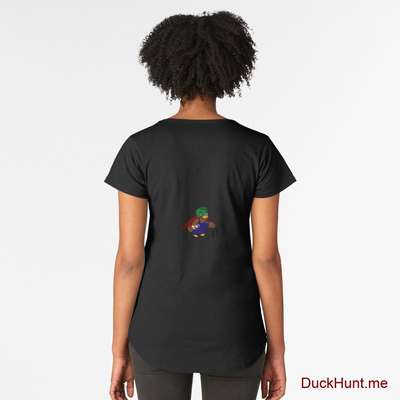 Dead DuckHunt Boss (smokeless) Black Premium Scoop T-Shirt (Back printed) image
