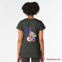 Armored Duck Coal Premium Scoop T-Shirt (Back printed)