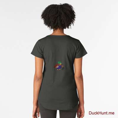 Dead DuckHunt Boss (smokeless) Coal Premium Scoop T-Shirt (Back printed) image