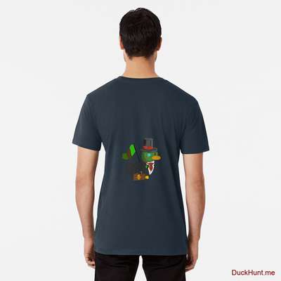 Golden Duck Navy Premium T-Shirt (Back printed) image