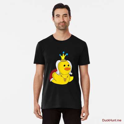 Royal Duck Black Premium T-Shirt (Front printed) image