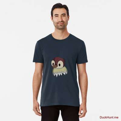 Ghost Duck (fogless) Navy Premium T-Shirt (Front printed) image