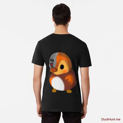 Mechanical Duck Black Premium T-Shirt (Back printed) image