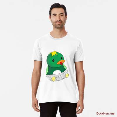 Baby duck White Premium T-Shirt (Front printed) image