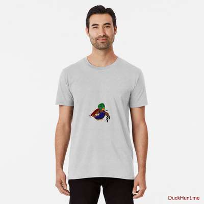 Dead DuckHunt Boss (smokeless) Heather Grey Premium T-Shirt (Front printed) image