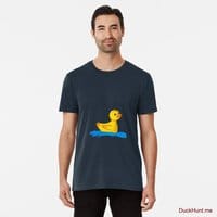 Plastic Duck Navy Premium T-Shirt (Front printed)
