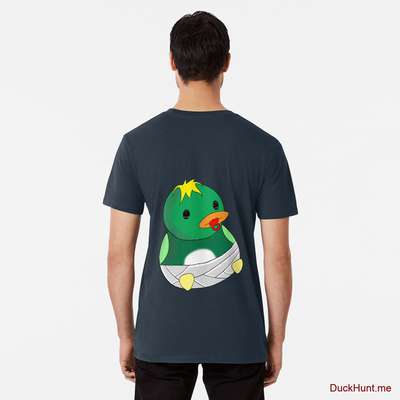 Baby duck Navy Premium T-Shirt (Back printed) image