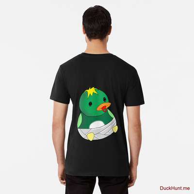 Baby duck Black Premium T-Shirt (Back printed) image